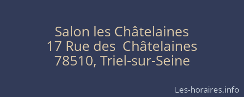 Salon les Châtelaines