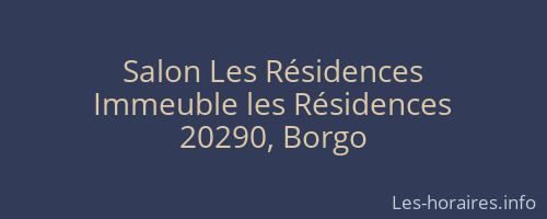 Salon Les Résidences