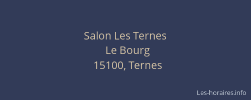 Salon Les Ternes