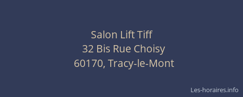 Salon Lift Tiff