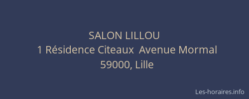 SALON LILLOU