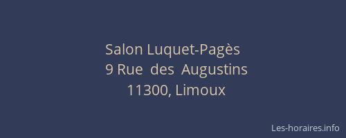 Salon Luquet-Pag&egrave;s