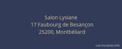 Salon Lysiane