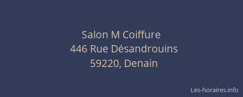 Salon M Coiffure