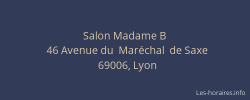 Salon Madame B