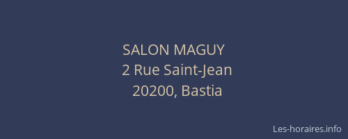 SALON MAGUY