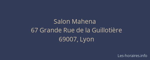 Salon Mahena
