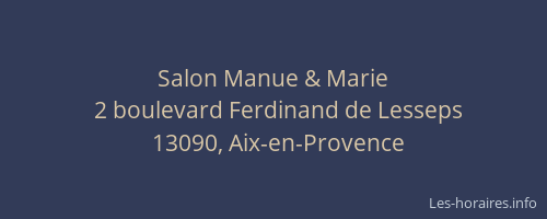 Salon Manue & Marie