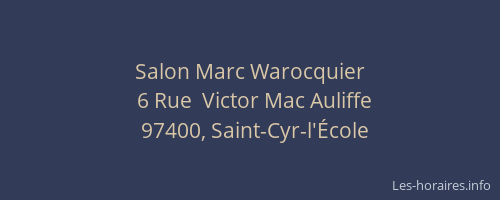 Salon Marc Warocquier
