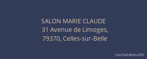 SALON MARIE CLAUDE