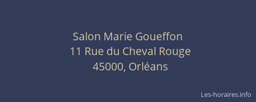 Salon Marie Goueffon