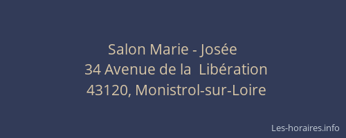 Salon Marie - Jos&eacute;e