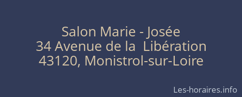 Salon Marie - Josée