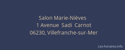 Salon Marie-Nièves