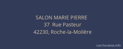 SALON MARIE PIERRE