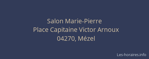 Salon Marie-Pierre