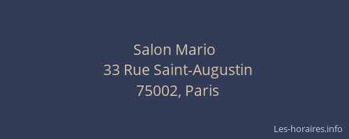 Salon Mario