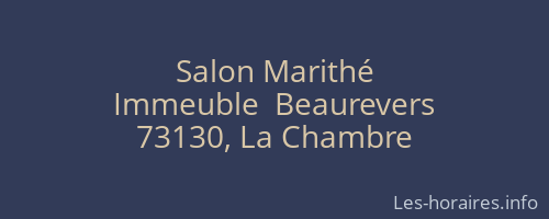 Salon Marithé