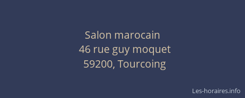 Salon marocain