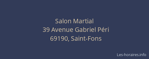 Salon Martial