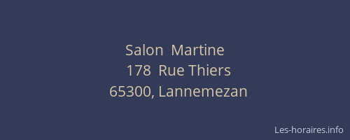 Salon  Martine