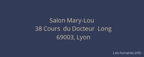 Salon Mary-Lou