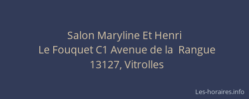 Salon Maryline Et Henri