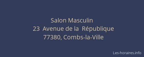 Salon Masculin