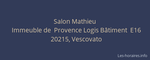 Salon Mathieu