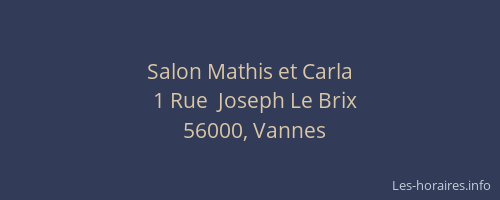 Salon Mathis et Carla