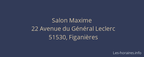 Salon Maxime
