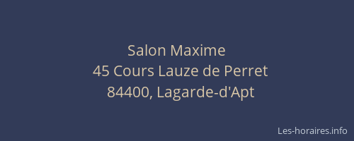 Salon Maxime