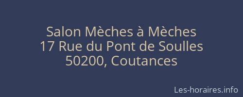 Salon Mèches à Mèches