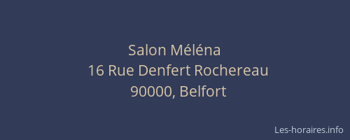 Salon Méléna