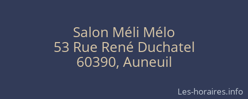 Salon Méli Mélo