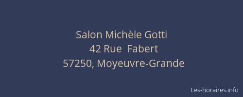 Salon Michèle Gotti
