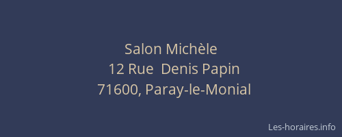 Salon Mich&egrave;le