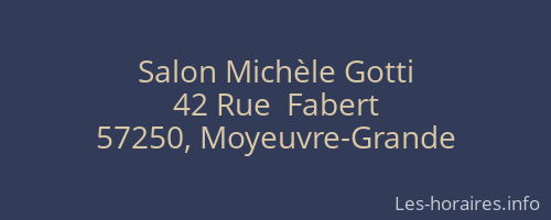 Salon Michèle Gotti