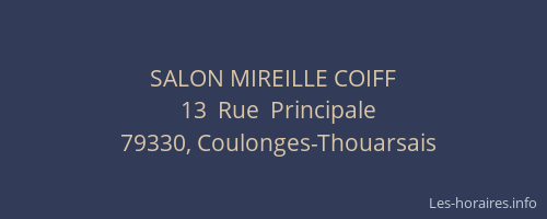 SALON MIREILLE COIFF