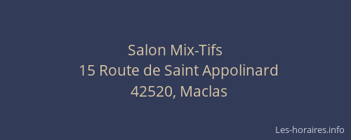 Salon Mix-Tifs
