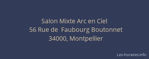 Salon Mixte Arc en Ciel