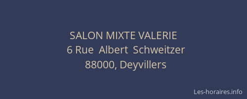 SALON MIXTE VALERIE