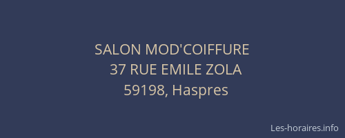 SALON MOD'COIFFURE