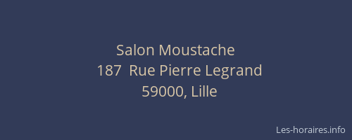 Salon Moustache