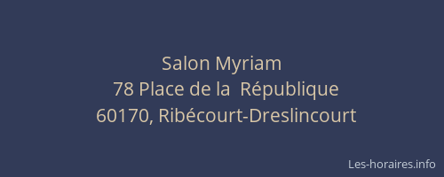 Salon Myriam