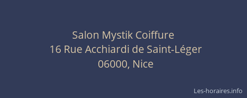 Salon Mystik Coiffure