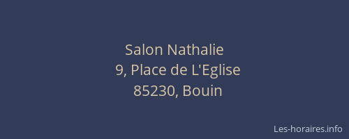 Salon Nathalie