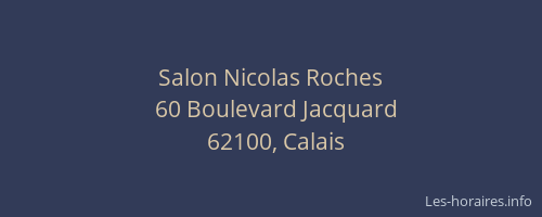 Salon Nicolas Roches