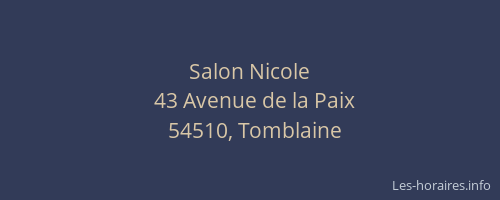 Salon Nicole