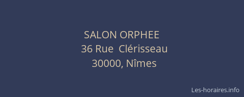 SALON ORPHEE